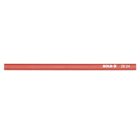 MATITA DA CARPENTIERE SOLA ROSSA ZB24 PER LEGNO