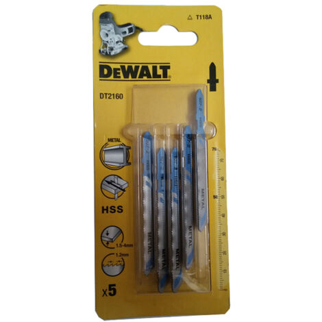Dewalt lame seghetto alternativo lama hss per taglio del metallo dt2161-qz