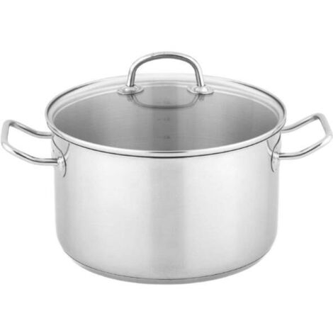 Pentola tradizionale con coperchio 24x14 cm 6L Pierro Elegance NOIS (1/5)