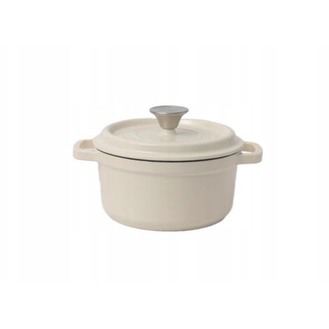 Pentola in ghisa Tierra 28cm 5.6L Crema NOIS (1/5)