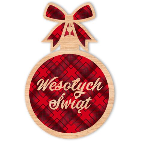 Heaven Sends - Scatola con 12 decorazioni in legno per albero di Natale, a forma di stella, stile vintage, colore: rosso/panna