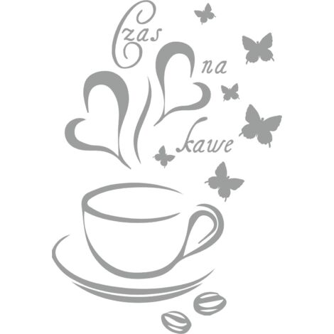 ADESIVI DA CUCINA adesivo tazza da caffè cuore 100 x 50cm G253074 (1/2)