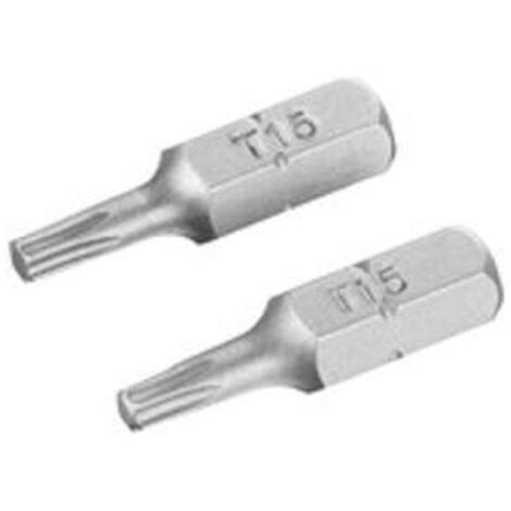 PUNTA TORX STANLEY T15 x 25 mm / 2 pezzi. (1/2)
