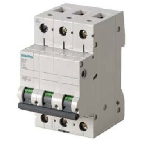 Siemens interruttore magnetotermico modulare 6ka 3 poli 10a 5sl6310-7bb