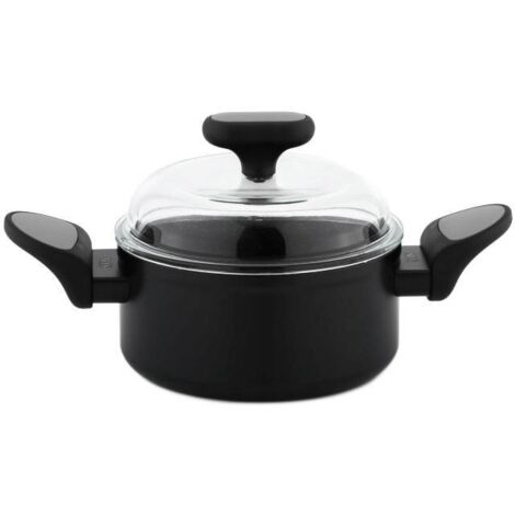 Pentola tradizionale 16 cm con coperchio Salto Silver 1,5 l NOIS (1/5)