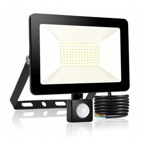 COMELY Applique da Esterno LED 24W 2700LM con Sensore di Movimento, Lampada da Parete IP65 Impermeabile 3000K Nera per Giardino, Terrazza, Ingresso | Leroy Merlin
