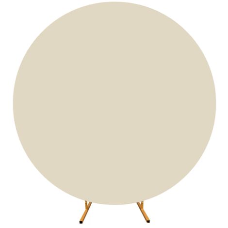 Copertura per arco nuziale in spandex bianco, aderente, per archi nuziali, copertura rotonda per feste di compleanno, cerimonie, banchetti (rosso, 1,8 m