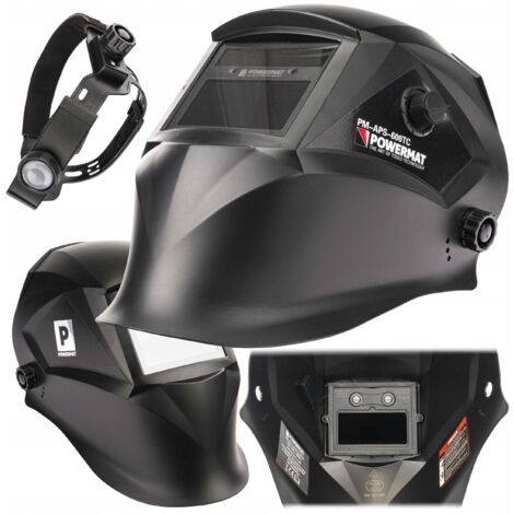 CASCO DA SALDATURA AUTO-OSCURANTE LCD AUTOMATICO A COLORI REALI PM-APS-600TC (1/5)