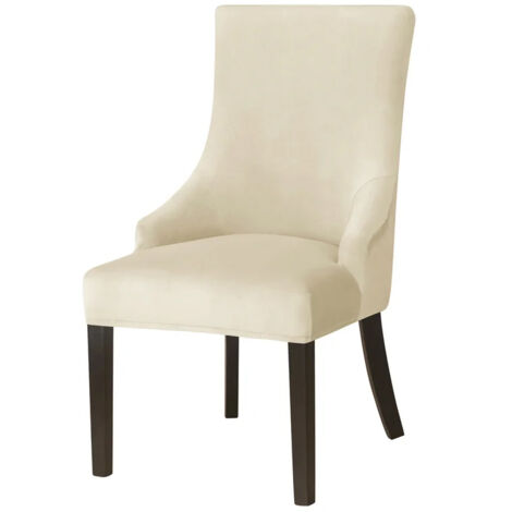 Coprisedia In Velluto Elasticizzato GAMUKAI, Rotonda, Rimovibile, Blu Navy, Taglia M (74-94 Cm)