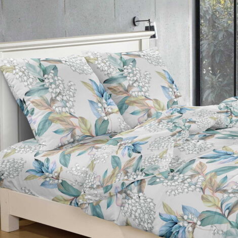 Set di biancheria da letto in raso makò, 200 x 200 cm + 40 x 80
