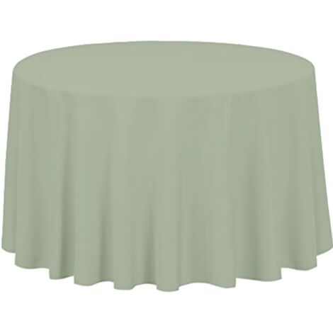 Tovaglia VERDE OLIVA ROTONDA tavolo 320cm banchetto matrimonio
