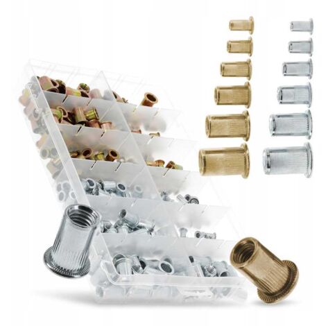 Wicks Kit Spremiagrumi Per Rivetti Manuale Da 7,6 Cm - 6 Pezzi E Teste Universali - Attrezzo Per Officina E Fai Da Te