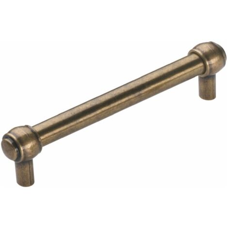 Ringhiera RE23, ottone anticato patinato, 128 mm