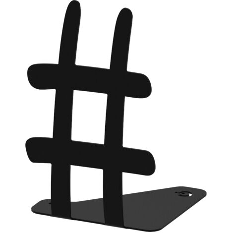Supporto AD04, HASHTAG, nero strutturato