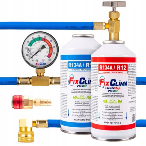 Kit Mandrino Aria Doppia Testa 1/4 Per Gonfiaggio Pneumatici – JONJEA Per Compressore