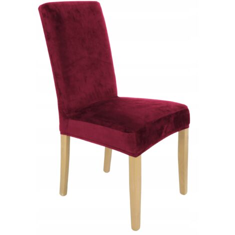 Coprisedia Rotonda In Velluto Elasticizzato - Rimovibile - Marrone - Taglia L (diametro 94-122 Cm)
