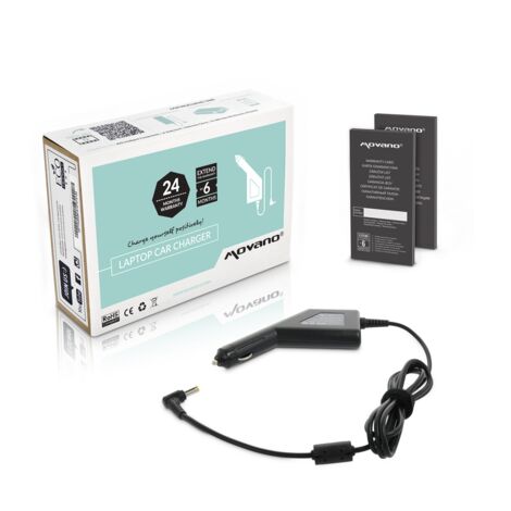 Adattatore per auto da 65 W per Acer 19 V 3,42 A 5,5 x 1,7