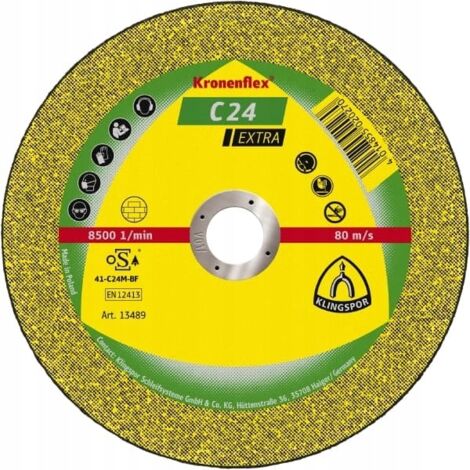 Disco KLINGSPOR C24EX 125x2,5x22 PIETRA CEMENTO (1/2)