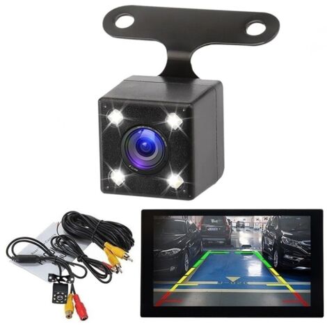 Telecamera Retromarcia Fiat 7355951810 – Ricambio Posteriore A 6 Pin 12V, Sostituzione Facile In ABS, Per Visibilità Al Parcheggio