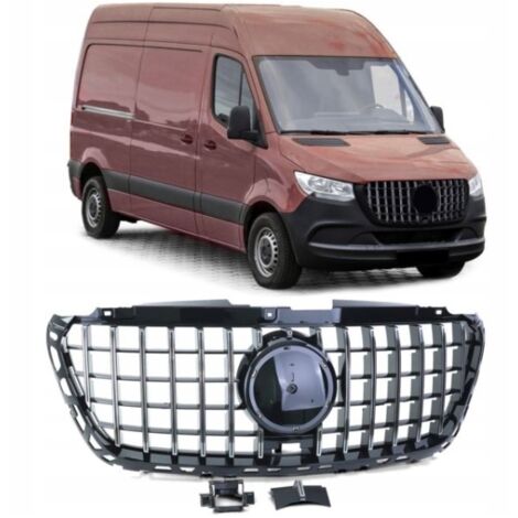 Coprisedili Su Misura Per Mercedes Sprinter (dal 2018) – Cotone 600D Impermeabile E Ignifugo – Nero Con Ricamo