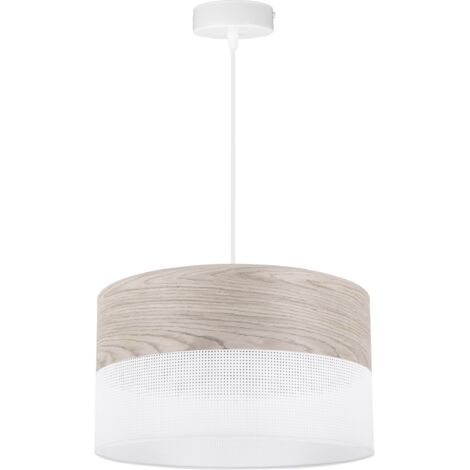 Lampada A Sospensione Vintage In Corda Di Canapa – 1 Attacco E27 – Lunghezza 100 Cm