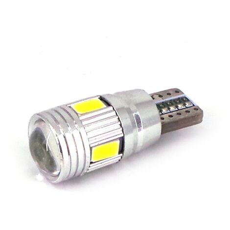 PA 4 Lampadine LED Auto T10 168 194 W5W | 8SMD 3030 | Blu Ghiaccio | Per Luci Targa, Abitacolo, Mappa