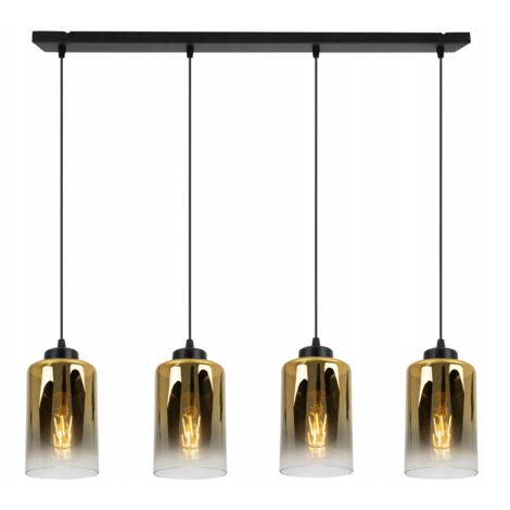 Lampada A Sospensione Moderna | Ferro Smaltato E Vetro Bianco | E27 | Paralume Rimovibile | Rosso+Verde