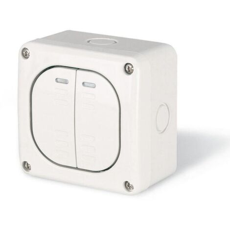 Interruttore Di Superficie A Doppio Colore Blanco 36.470/DI/B 8430552106943 - Foto 2