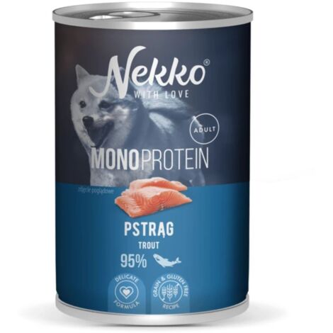 Pet360 Forma 360 Adult – Cibo Umido Per Cani, Pesce Blue Whiting E Riso, 12x400g, Monoproteico Senza Glutine