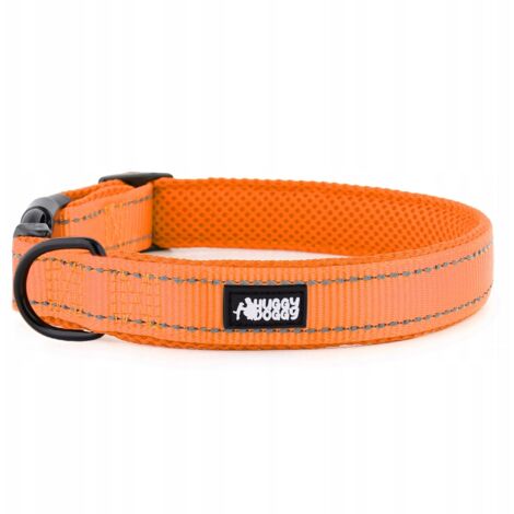 Collare HUGGY DOGGY per Doberman con fibbia SOLIDA riflettente REGOLABILE L