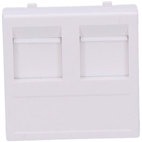 Modulo Coperchio Cieco Doppio Con Cornice PC Modern Bianco - Foto 10