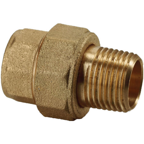 tecuro MS, raccordo a vite dritto, 22 x 22 mm