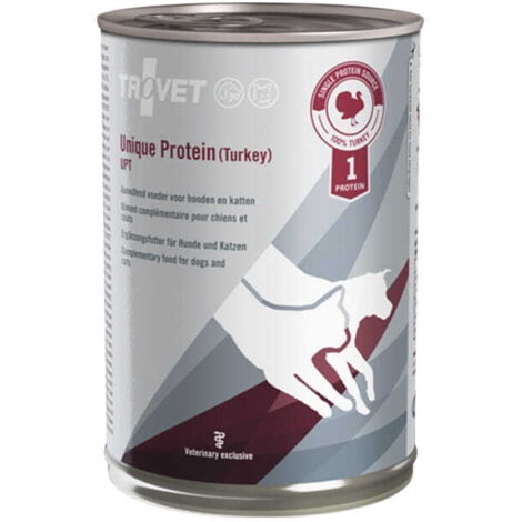 Trovet Dog/Cat Unique Protein UPT Tacchino lattina da 400 g