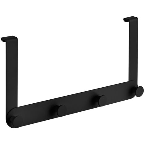 Appendiabiti per porta KRUKA nero - TFT Home Furniture