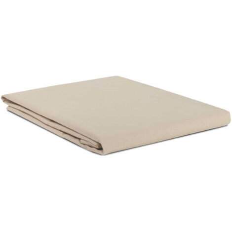 Lenzuolo di lino beige 160x200 100% cotone