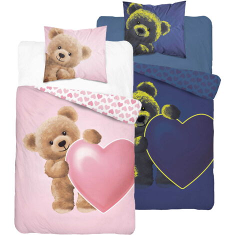 AOXHFNV Set di biancheria da letto con tartarughe marine 135×200 cm Blu