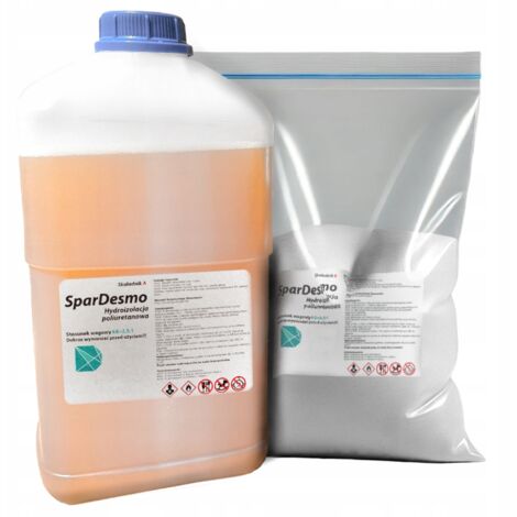 Impermeabilizzante poliuretanico 2K per balconi, terrazze, garage, resina 1,75 kg (1/5)