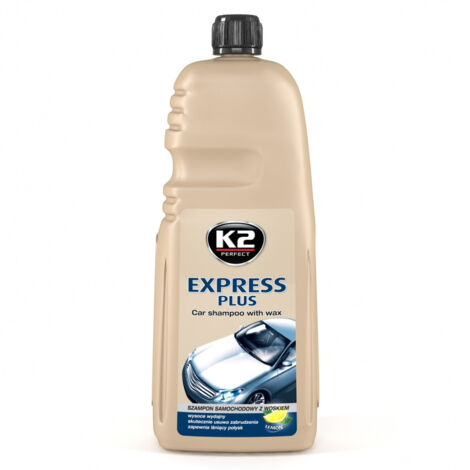 Shampoo per auto K2 EXPRESS PLUS con cera di carnauba naturale 1L (1/5)