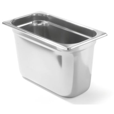 Contenitore GN 1/3, acciaio inox, Profi Line, altezza 150 mm - Hendi 801512