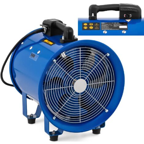Ventilatore assiale industriale per raffreddamento e circolazione dell'aria 500 W, diametro 300 mm (1/5)