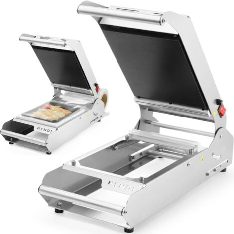 Sigillatrice per vaschette e bicchieri con matrice in PE 700 W - Hendi 330005