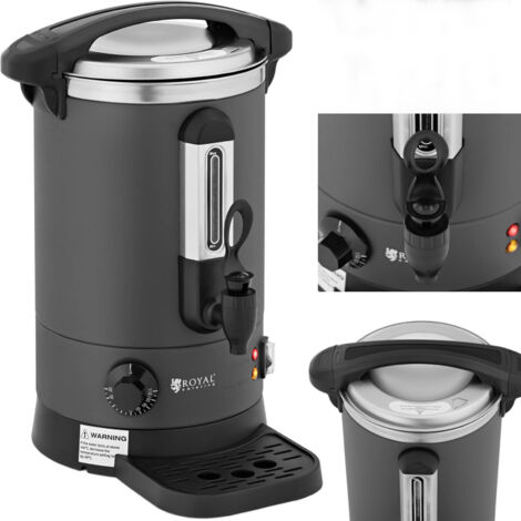Scaldabagno a doppia parete con scolapiatti 6,1 L 1500 W grigio (1/5)