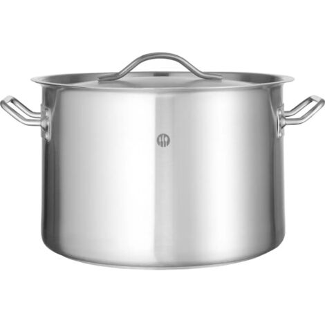 Pentola media Budget Line con coperchio 14 l 300x200 - Hendi 832837 (1/5)