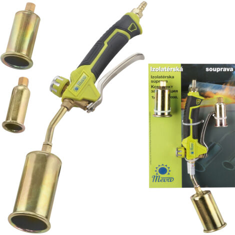 Bruciatore a gas per coperture per isolamento, gas GPL, SET di 3 ugelli, 3,7 - 28 kW (1/3)
