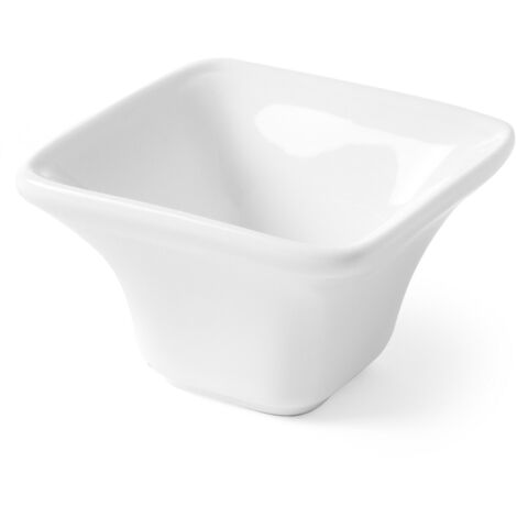 Cuadrado TAPAS MINI ciotola per snack, porcellana, set da 6 - Hendi 784419 (1/2)