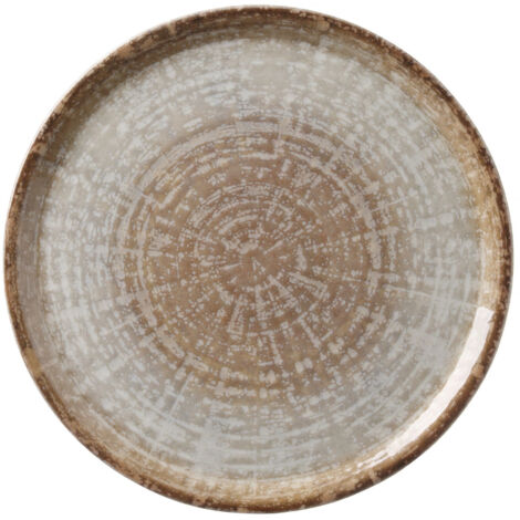 Piatto per pizza Crete in porcellana resistente, diametro 330 x 18 mm - set da 6. (1/2)