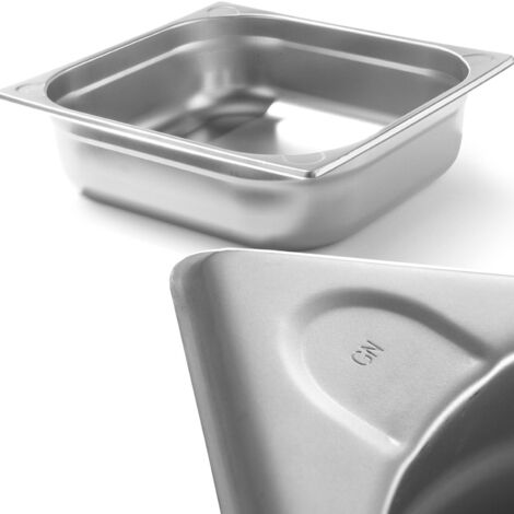 Contenitore GN 2/3 in acciaio Kitchen Line, altezza 65 mm - Hendi 806227