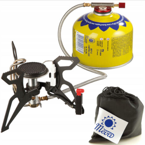 Fornello da campeggio con riscaldatore a gas e accenditore piezoelettrico SPIDER PRO 3kW (1/5)