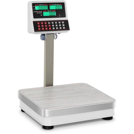 Bilancia da officina con piattaforma LCD SBS-PW-100 fino a 100 kg (1/8)