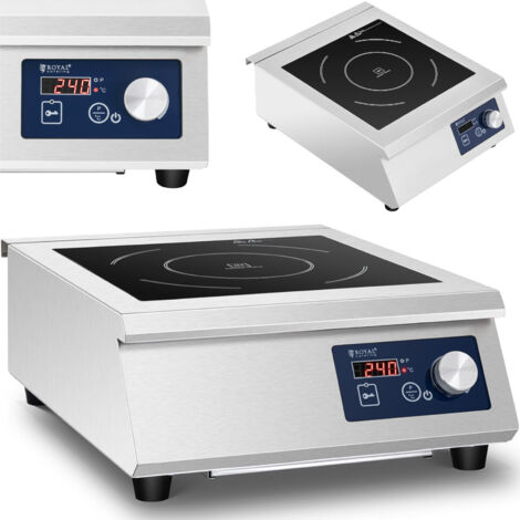 Piano cottura a induzione, regolabile, portatile, diametro 33 cm, 5000 W (1/5)
